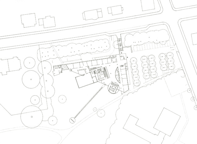 Lageplan mit Grundriss